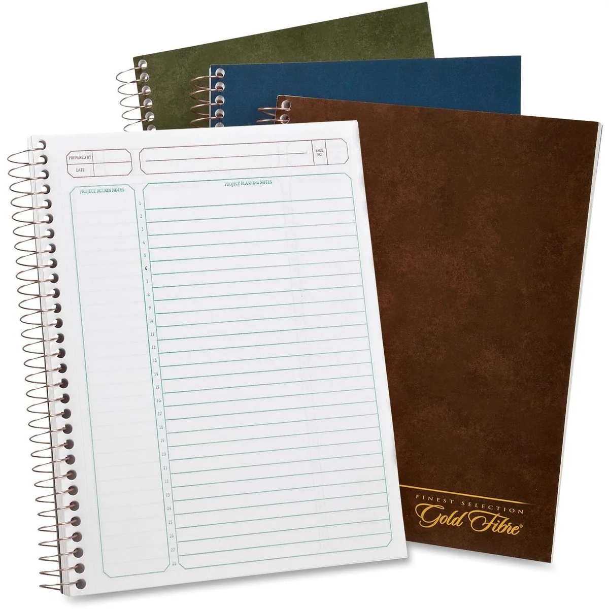 TOPS TOPS 20817 Gold Fibre Project Planner 84 sheets 9.5 x 7.3 in — product photo