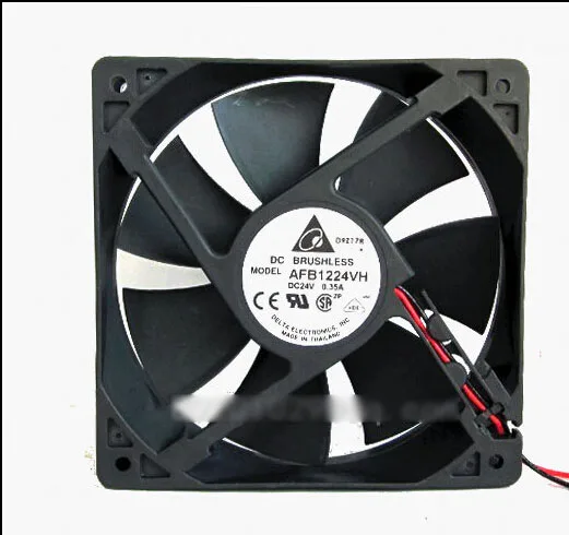 OEM Industries OEM Industries AFB1224VH 120mm Ball Bearing Fan 24V 0.35A 25mm 2-Wire — product photo