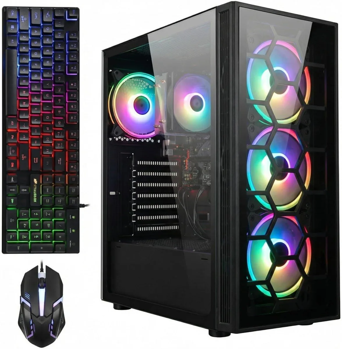 STGAubron STGAubron ABR1722 Gaming PC Ryzen 5 2400G Radeon RX 580 16GB DDR4 512GB SSD — product photo
