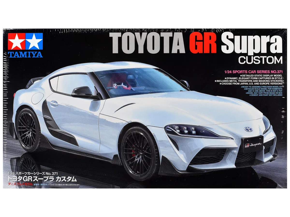 Tamiya Tamiya Toyota GR Supra Custom 1/24 Scale Model Kit — product photo