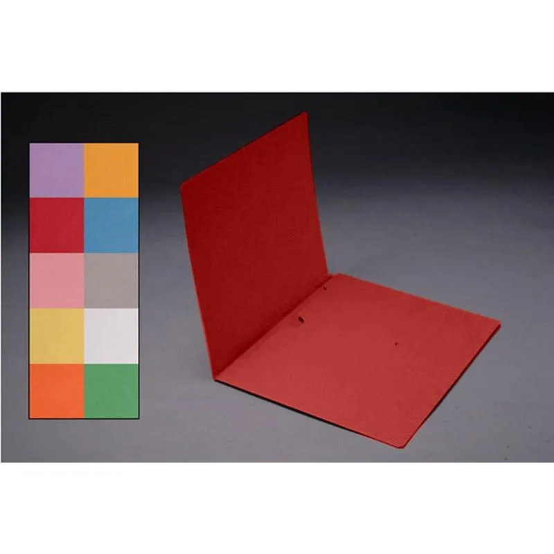 Red 11pt file folder with full cut end tab and back pocket, box of 50