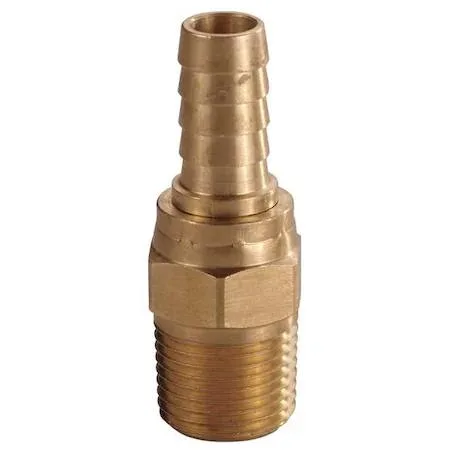 Value Brand Value Brand Brass Hose Barb 1/4 in x 1/4 in NPT Male-Male — product photo