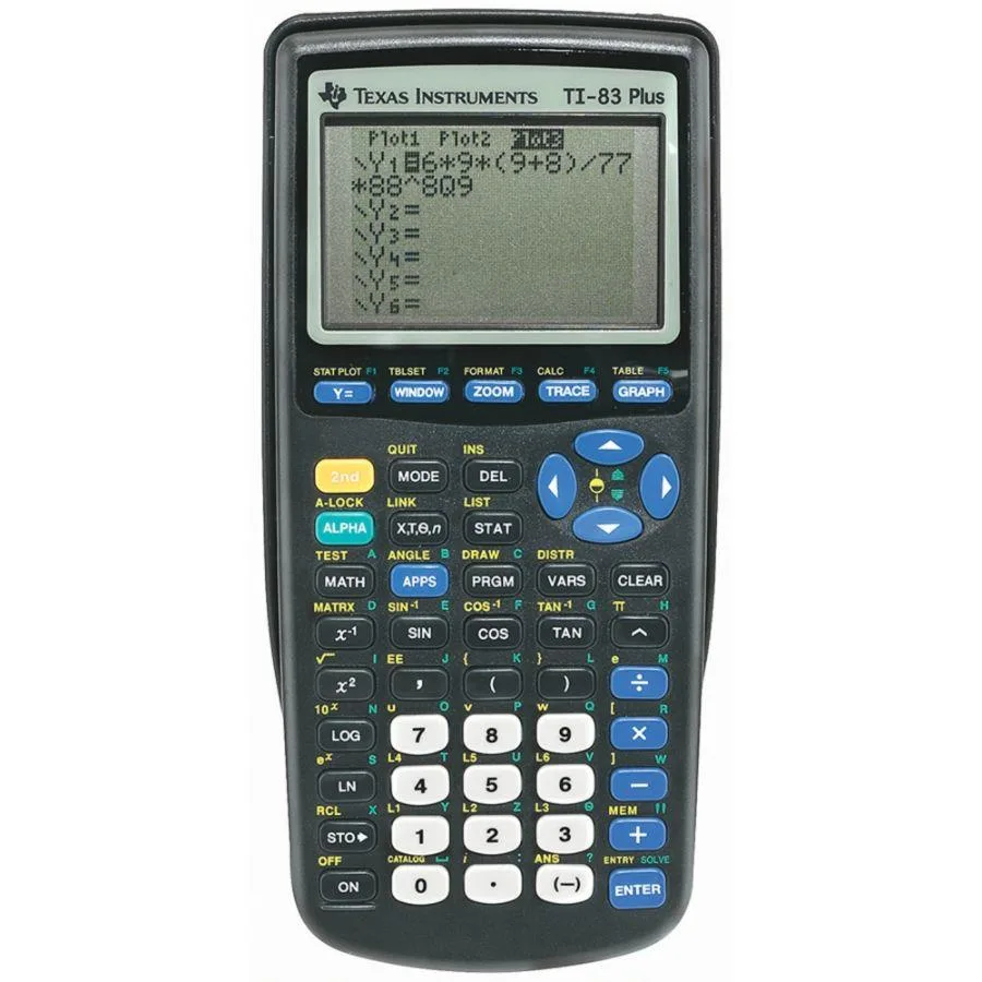 Texas Instruments Texas Instruments TI83PL graphing calculator 8-line 16-char 24 KB memory — product photo