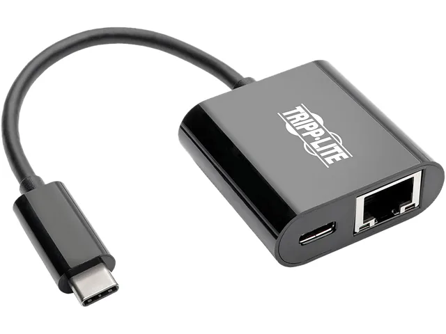 Tripp Lite Tripp Lite U436-06N-GB-C USB-C to Gigabit Ethernet Adapter with PD Charging — product photo