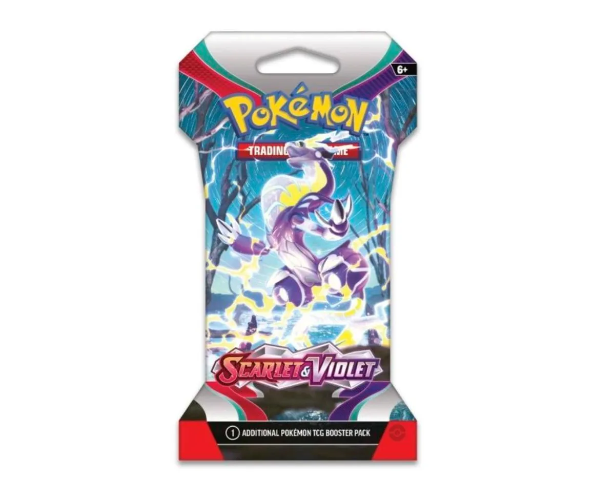 Pokemon Pokemon Scarlet &amp; Violet Sleeved Booster Miraidon trading card — product photo