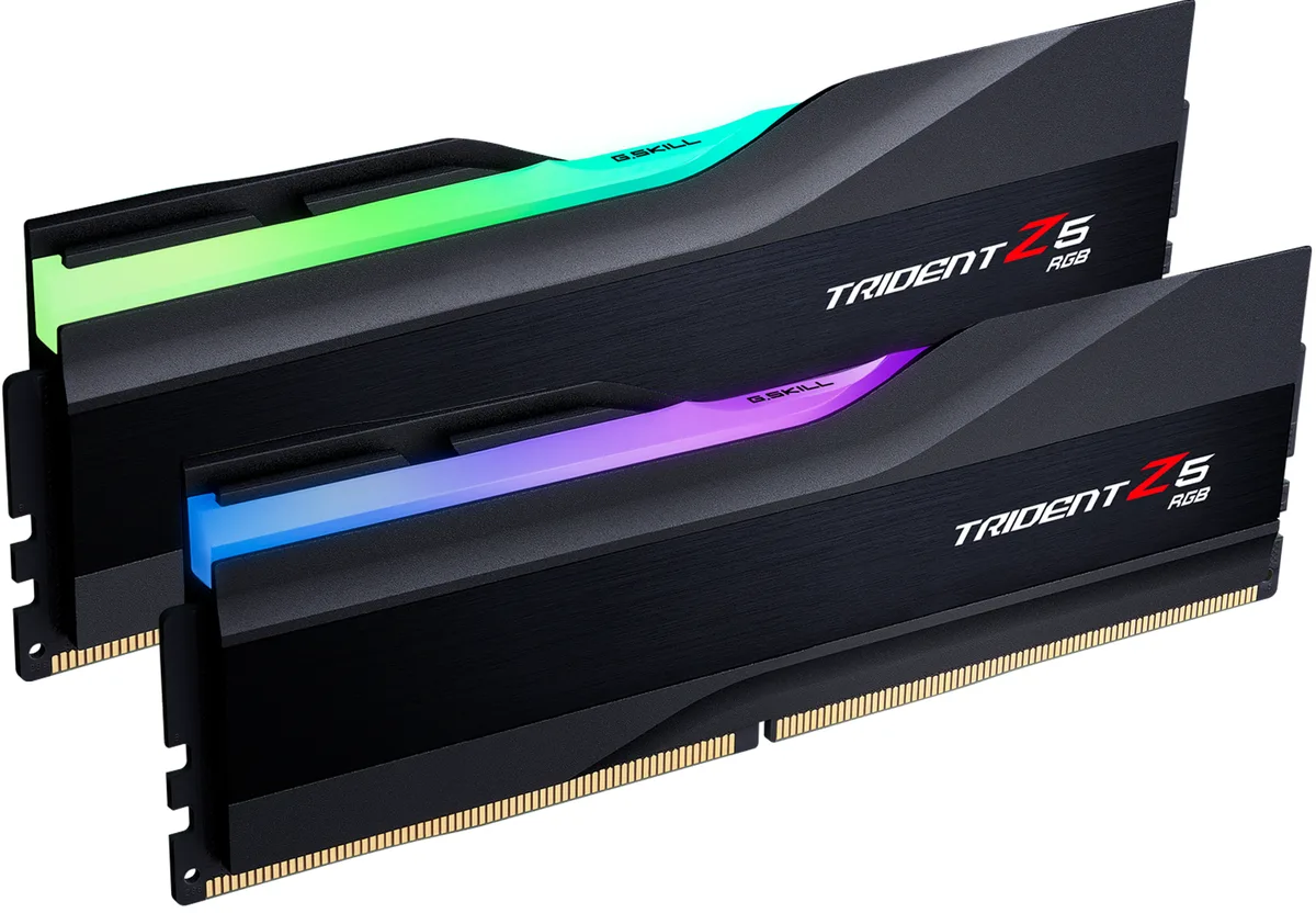 G.SKILL G.SKILL F5-6000J3636F32GX2-TZ5RK Trident Z5 RGB 64GB (2 x 32GB) DDR5 6000 CL36 desktop RAM — product photo
