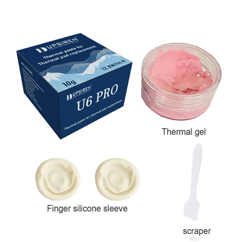 Silver thermal putty in a white syringe with grey cap