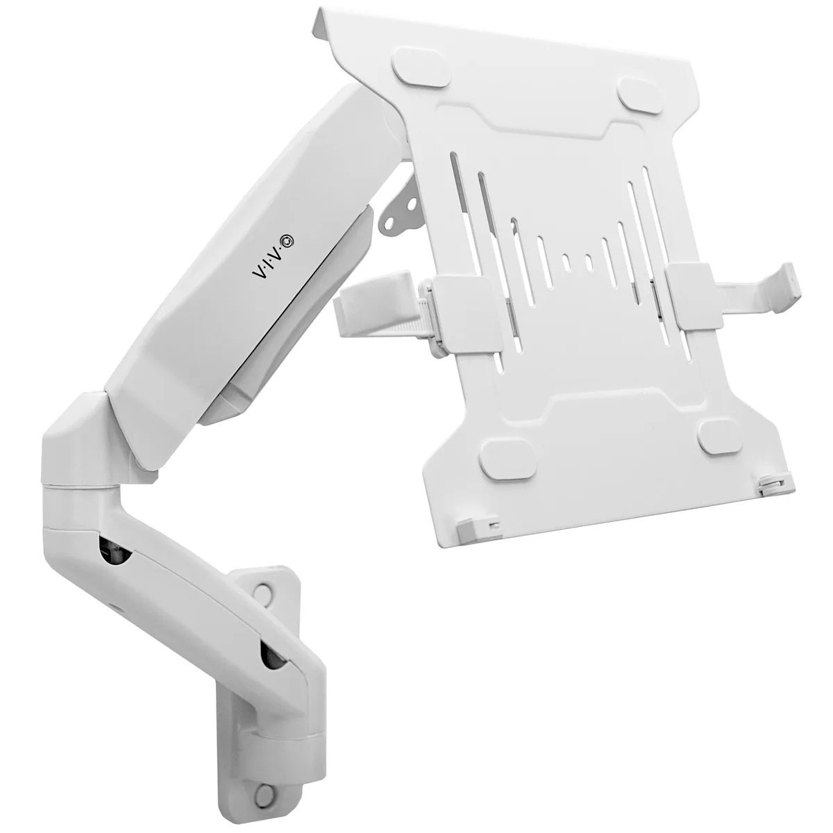 VIVO VIVO White Pneumatic Laptop Wall Mount 10–15.6" 9.9 lbs — product photo