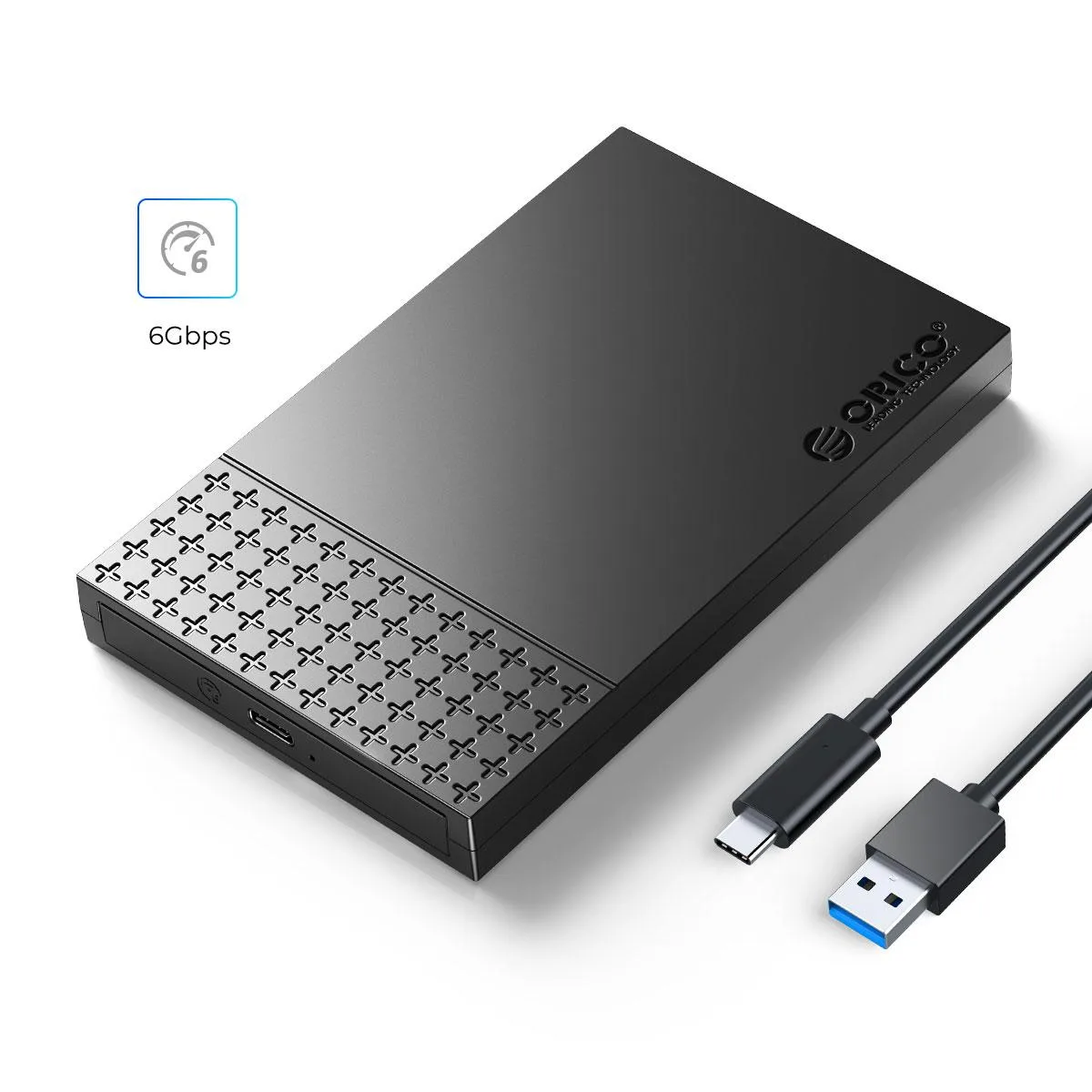 Orico Orico 2526C3 2.5" SATA drive enclosure USB 3.1 Gen1 Type-C 5Gbps tool-free — product photo