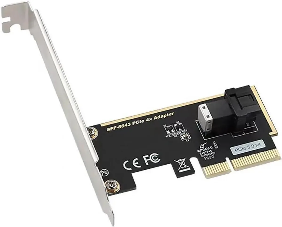 SMUGDESK SMUGDESK PCIe 3.0 x16 to U.2 SFF8643 NVMe Adapter — product photo