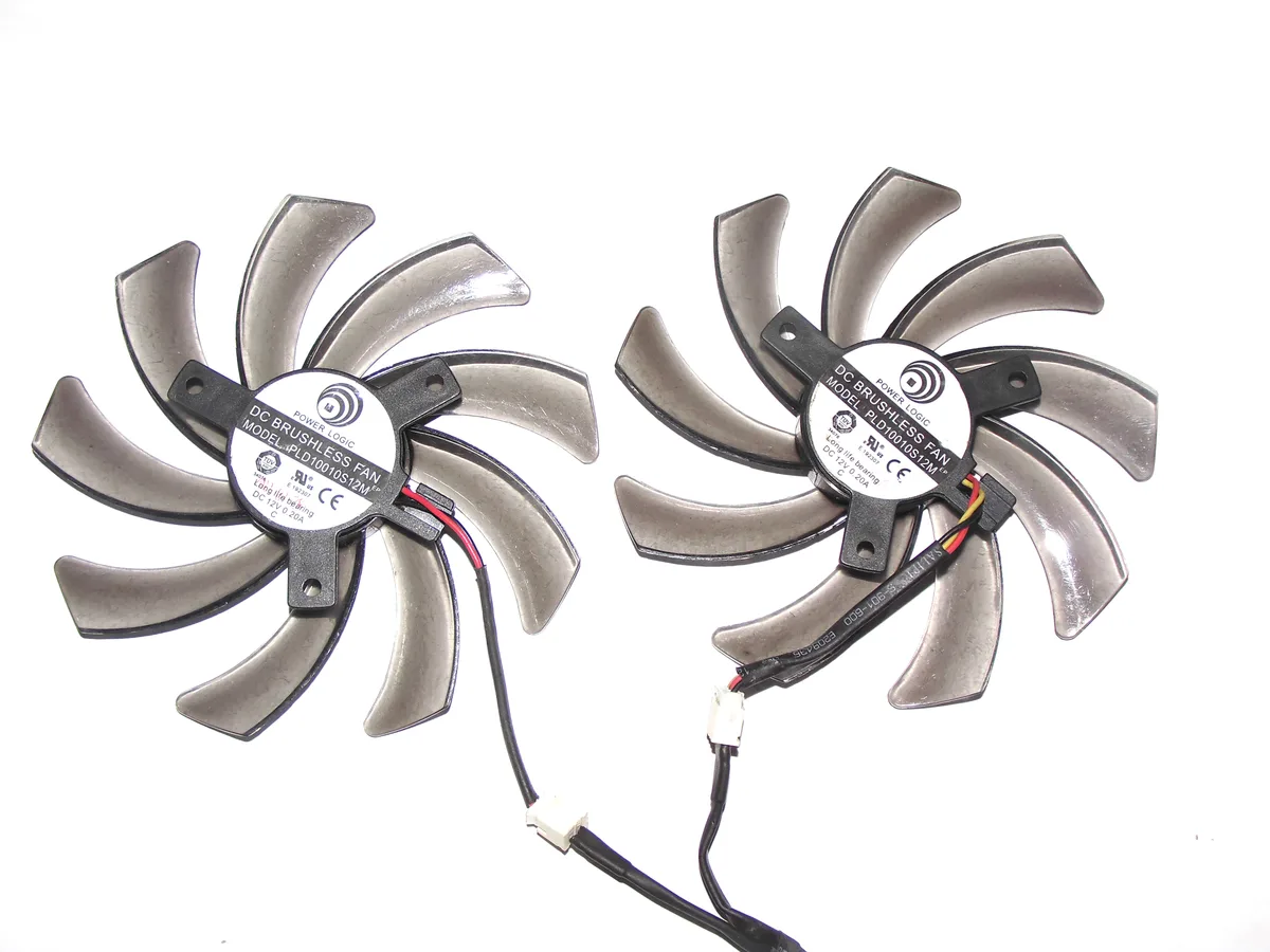 OEM Industries OEM Industries PLD10010S12M 12V 0.2A 3 Pin VGA Fan Graphics Card Cooler — product photo