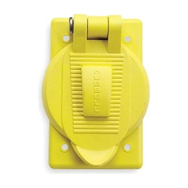 Hubbell Incorporated Hubbell Incorporated HBL74CM25WOA 1-Gang Vertical Weatherproof Marine Electronic — product photo