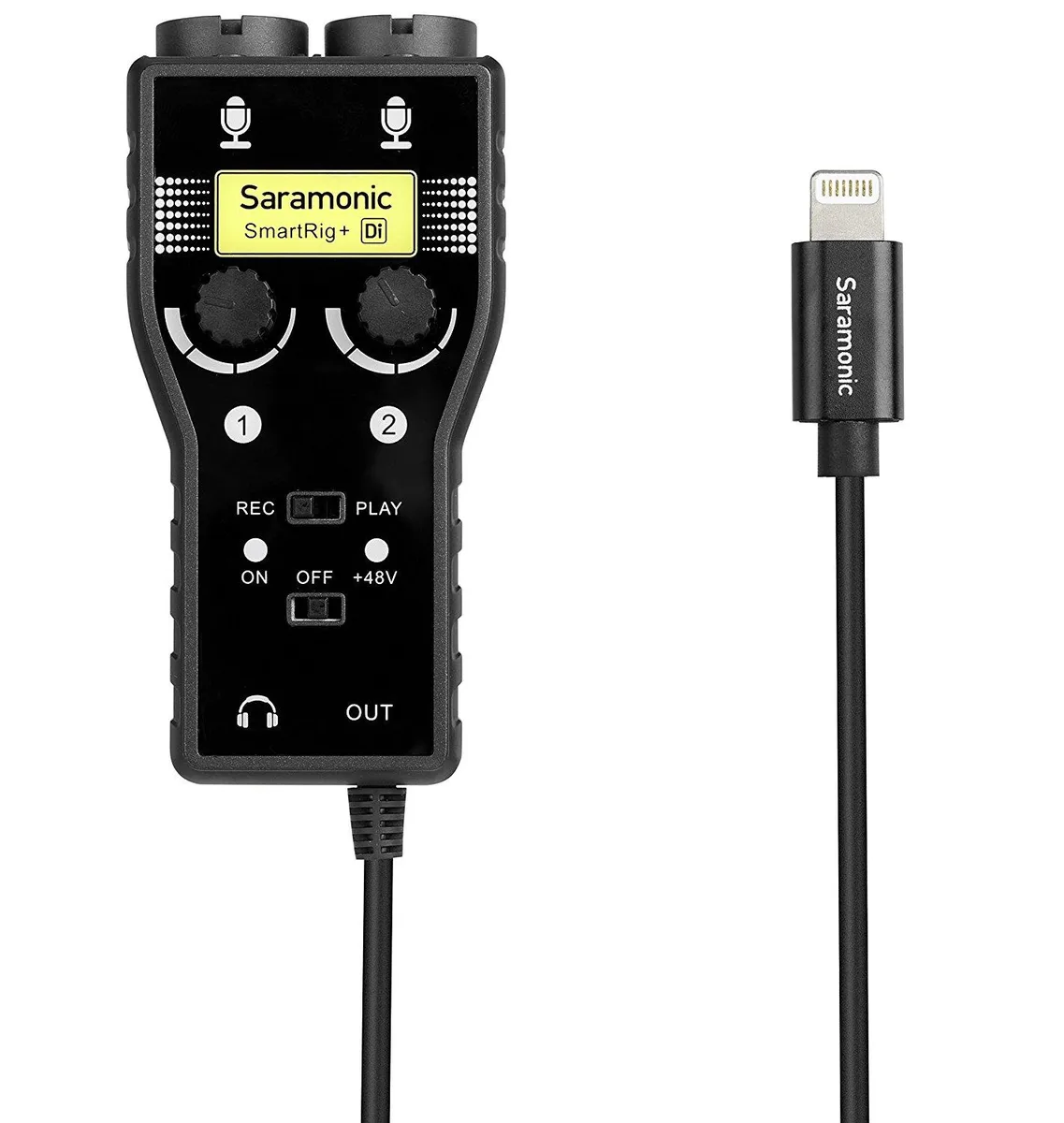 Movo Movo SmartRig+ Di 2-Channel XLR &amp; 3.5mm Microphone Mixer with 6.3mm Guitar Interface — product photo