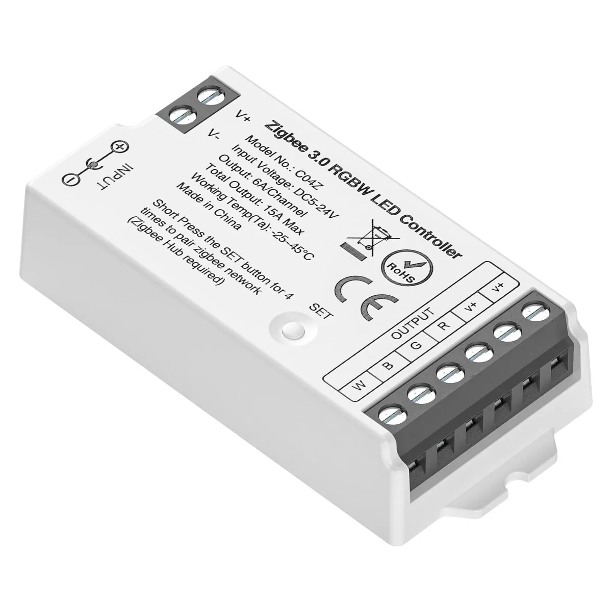 KEHIPI KEHIPI C04Z Zigbee 3.0 RGBW LED Controller 5pin 15A — product photo