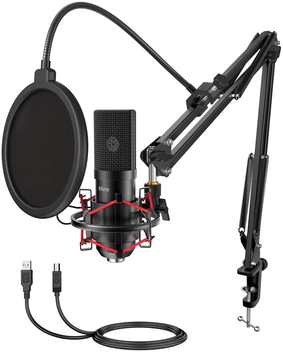 Corn Electronics Corn Electronics T732 USB Microphone Kit with 360° Arm Stand — product photo