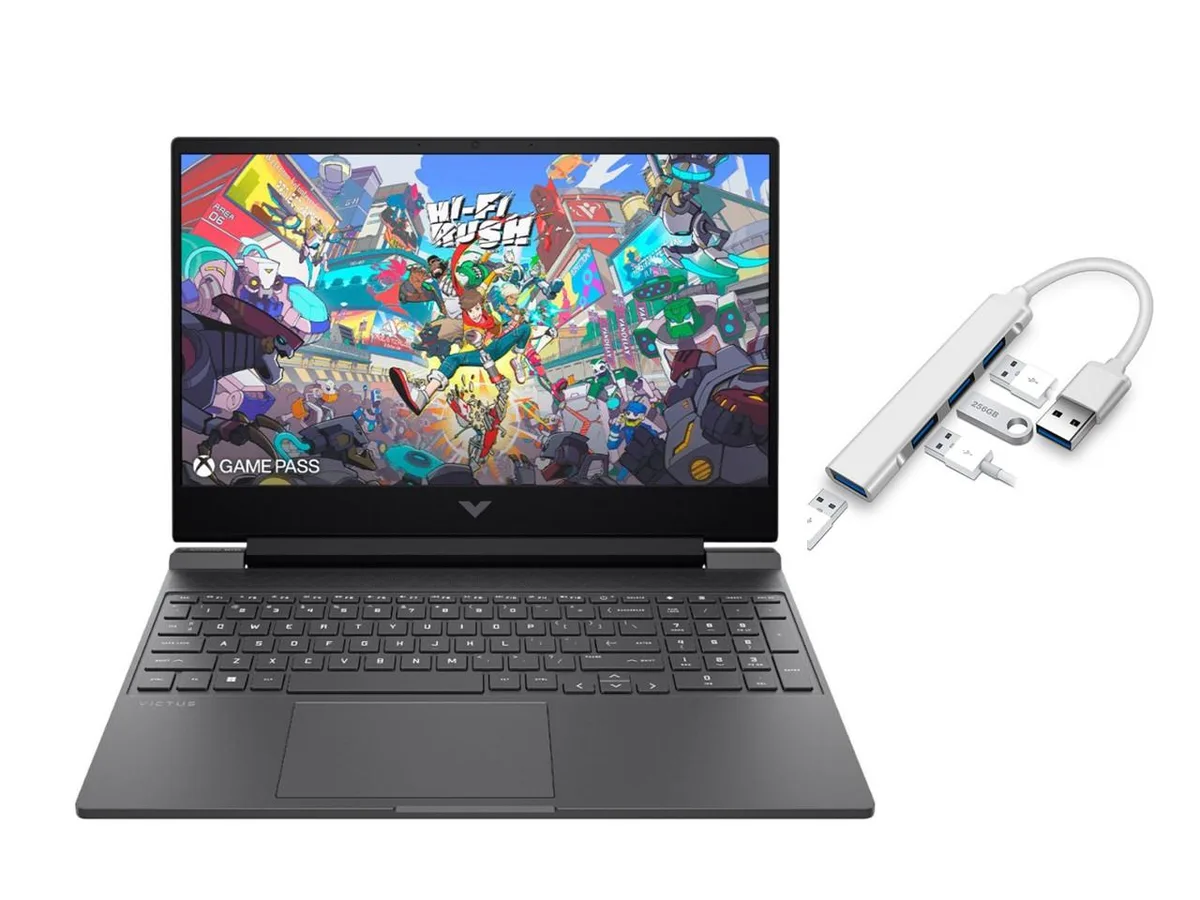 HP HP Victus 15.6" FHD 144Hz Ryzen 5 7535HS RX 6550M 16GB DDR5 512GB gaming laptop — product photo