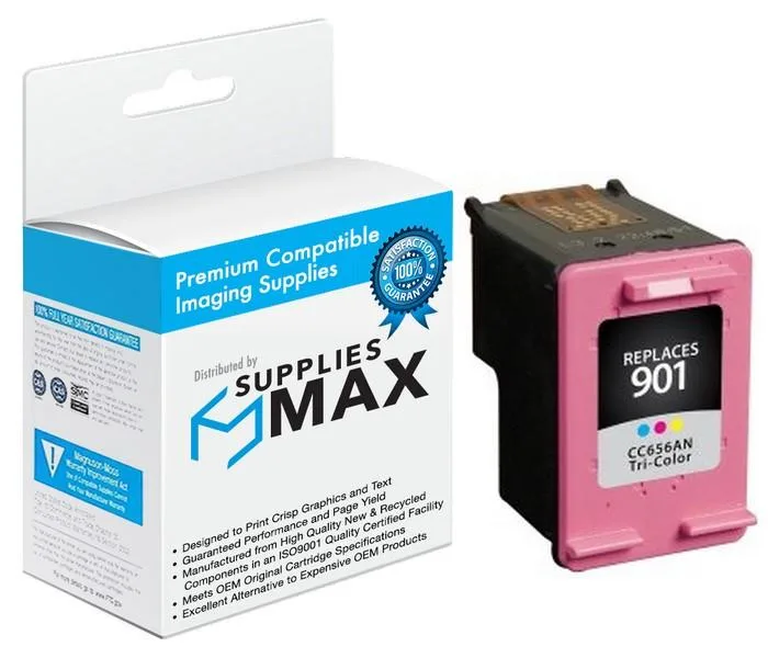 SuppliesMax SuppliesMax HP CC656AN Tri-Color Inkjet Cartridge 360 Pages — product photo