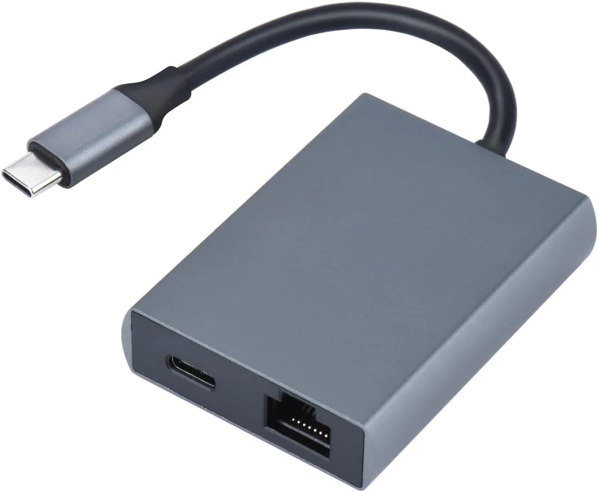  Zebra GC-UCE1 USB-C to Ethernet Adapter with Charging — product photo