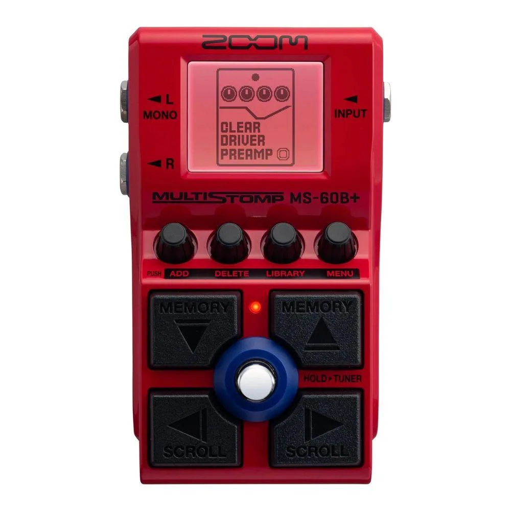 Zoom Zoom MS-60B+ MultiStomp Bass Effects Pedal — product photo