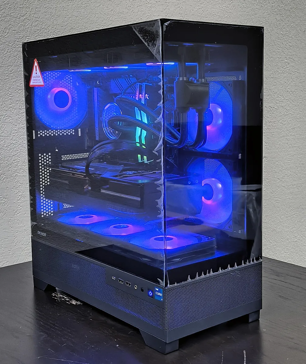 PRC PRC ShadowGlass Special Edition Gaming Desktop PC Ryzen 7 7700X 32GB DDR5 Radeon RX 7900 XTX 24GB 2TB NVMe — product photo