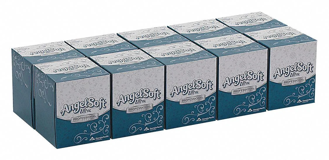 Georgia Pacific Georgia-Pacific 4636014 White Facial Tissue 10 Pack 96 Sheets — product photo