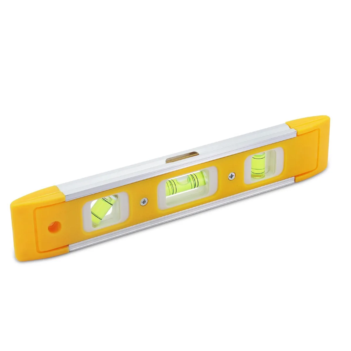 DTDNZKN Level Torpedo Level 9 Inch 230 mm Magnetic Yellow 3 Bubble — product photo