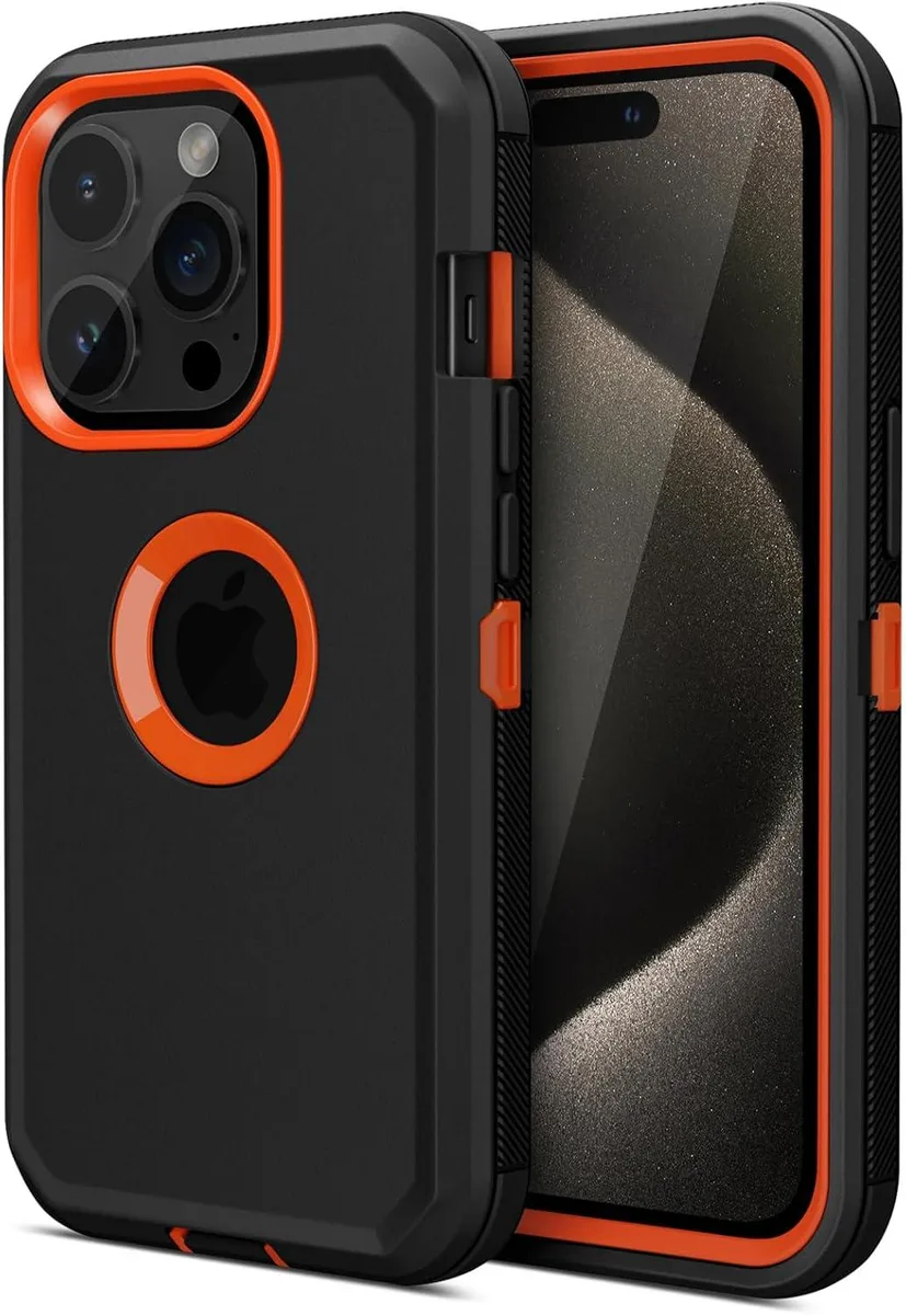 Transcend Transcend iPhone 15 Pro Max Case 6.7" Black Orange — product photo