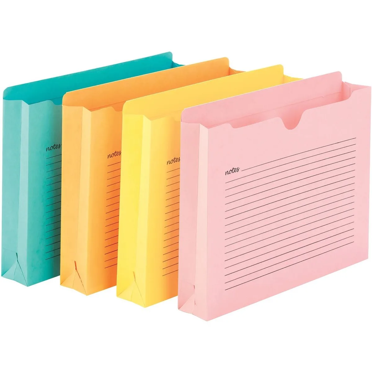 Smead Smead 75694 Aqua 2" Expansion File Jackets 12 Pack — product photo