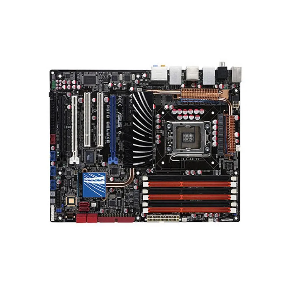 ASUS ASUS P6TD Deluxe LGA 1366 Intel X58 DDR3 24GB ATX Intel motherboard — product photo