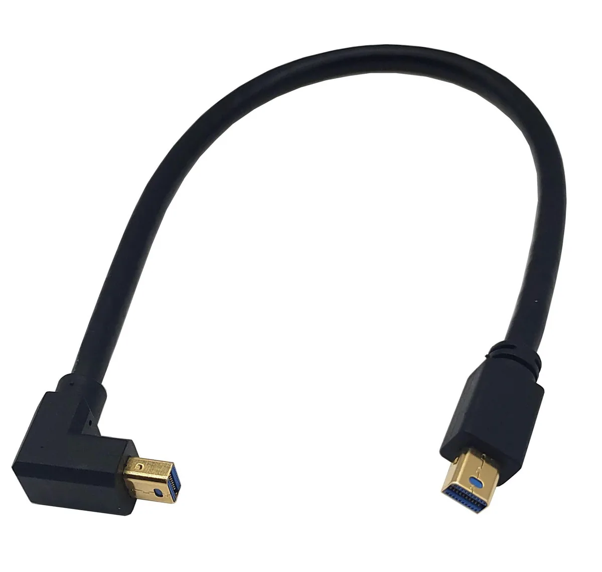 BUCIER BUCIER Mini DisplayPort Cable 1ft 90° Left Angled Male-Male 8K@60Hz — product photo