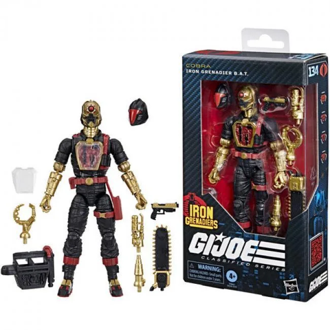 Hasbro Hasbro F98605M80 G.I. Joe Classified Series #134 Iron Grenadier B.A.T. action figure — product photo