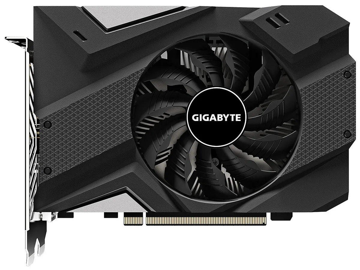 GIGABYTE GIGABYTE GV-N165SOC-4GD GeForce GTX 1650 SUPER graphics card — product photo