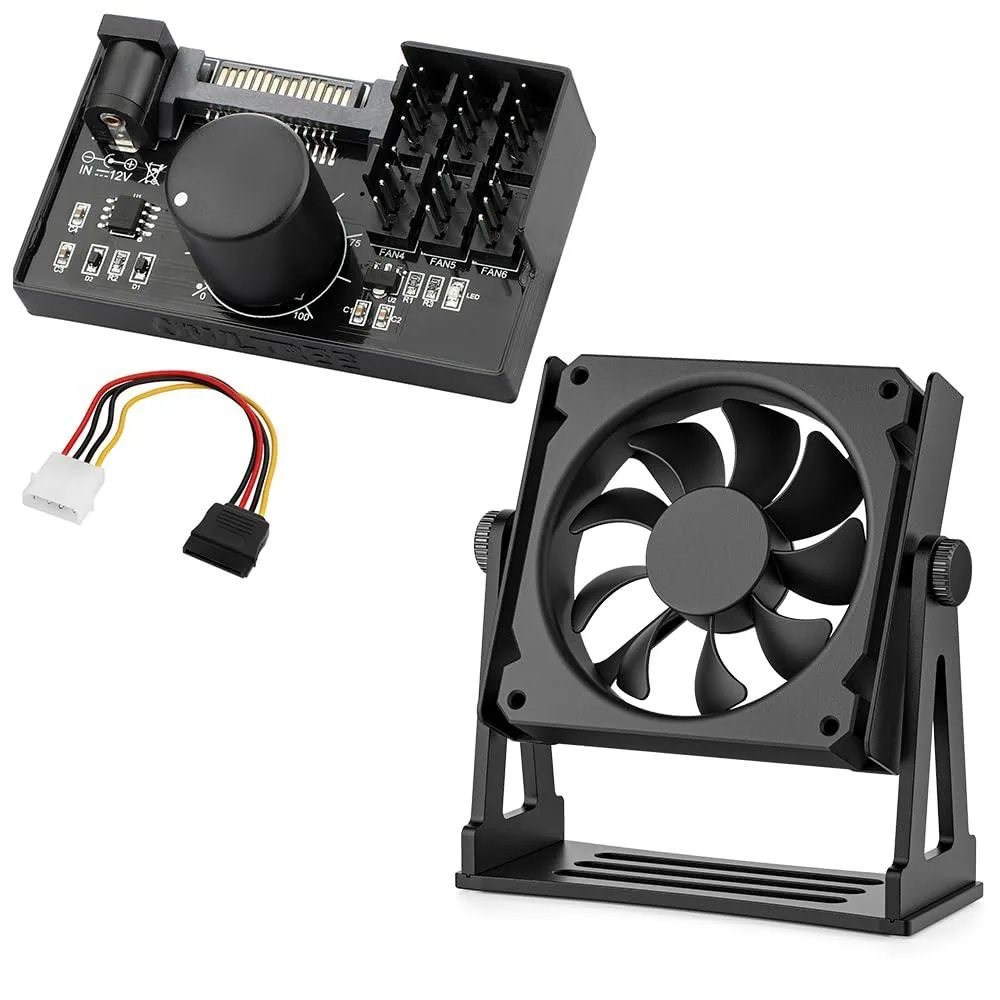 LORDWORLD LORDWORLD Fan Speed Controller and Aluminum Stand Mount — product photo