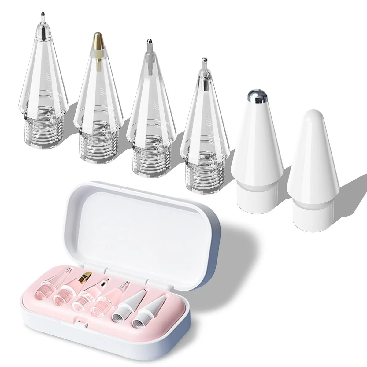 DGMDGS Apple Pencil Replacement Tips 6 Pack Pink — product photo