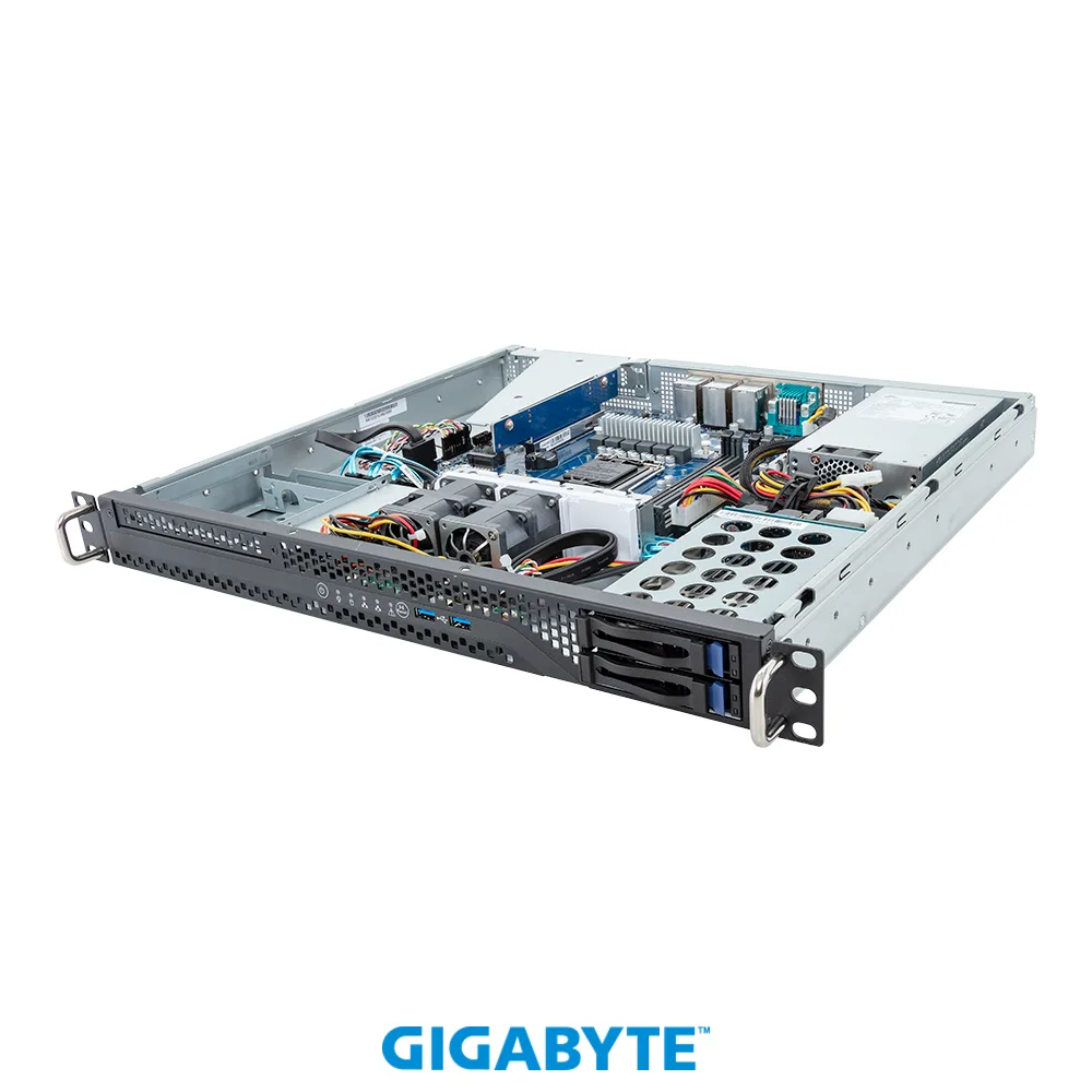 GIGABYTE GIGABYTE R112-X30 barebone server Xeon E-2300 1U 4-bay SATA — product photo