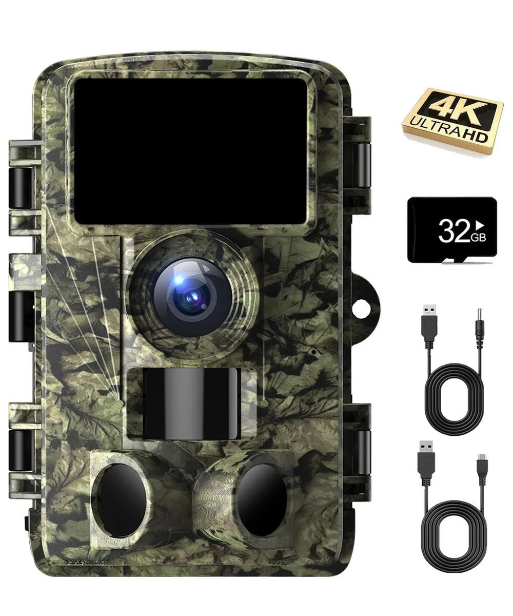 Zonetiger 4K Trail Camera 48MP 0.05s 130° 46 LED IP66 — product photo