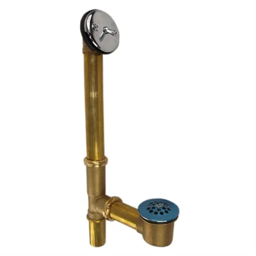 Wal-Rich Wal-Rich 1404002 1-1/2" Gerber Style Trip Waste Overflow 17GA trap — product photo