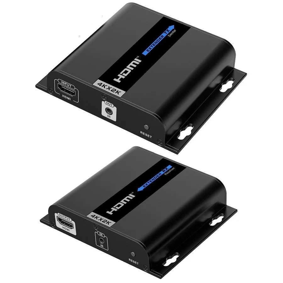 Lenkeng Technology Co,. Ltd Lenkeng Technology Co,. Ltd LKV683-4.0 4Kx2K@30Hz HDMI 1.4 Extender 120m CAT5e/6 Splitter with IR Remote — product photo