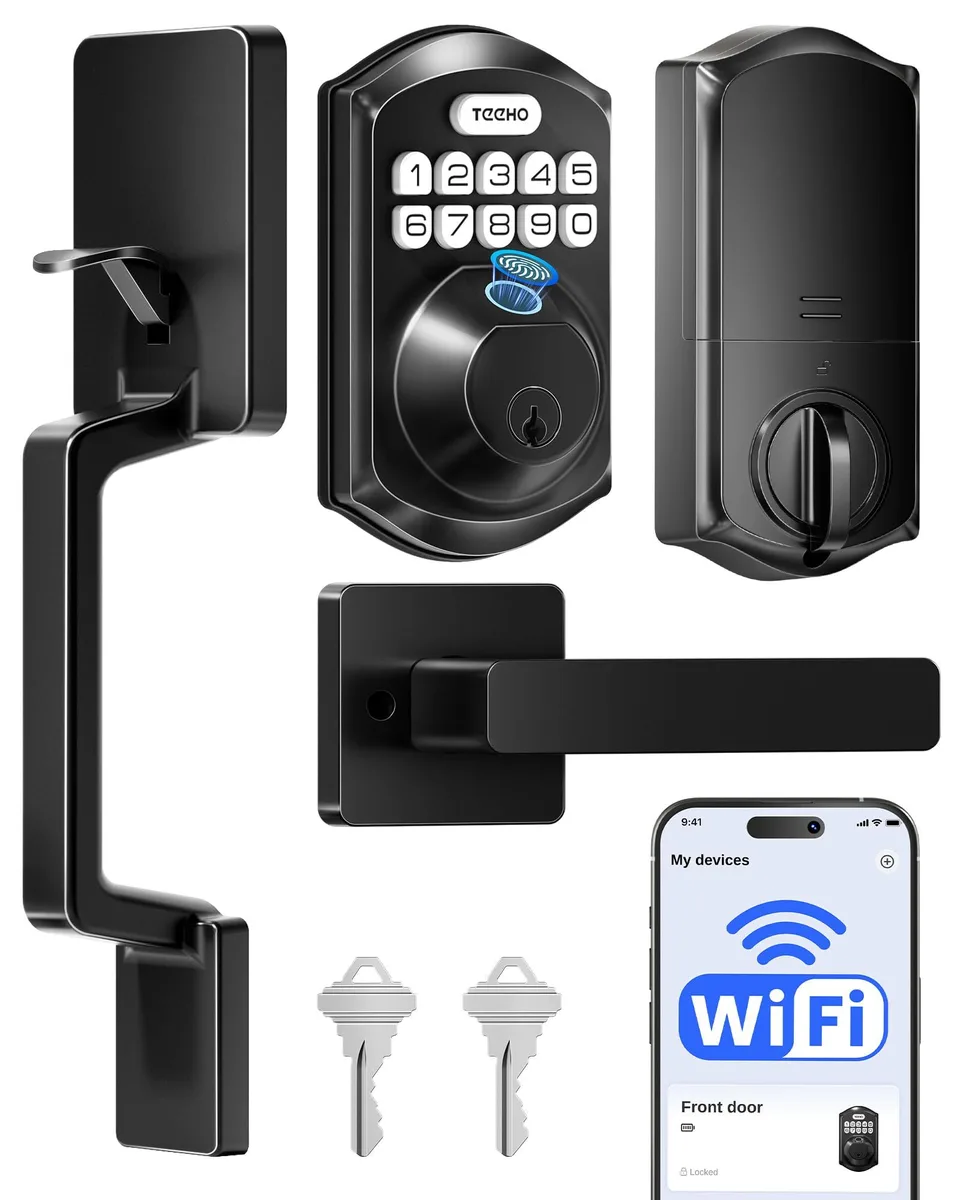 DNBeffulgent DNBeffulgent TE012W-H WiFi key control fingerprint 20 100 2.4GHz — product photo
