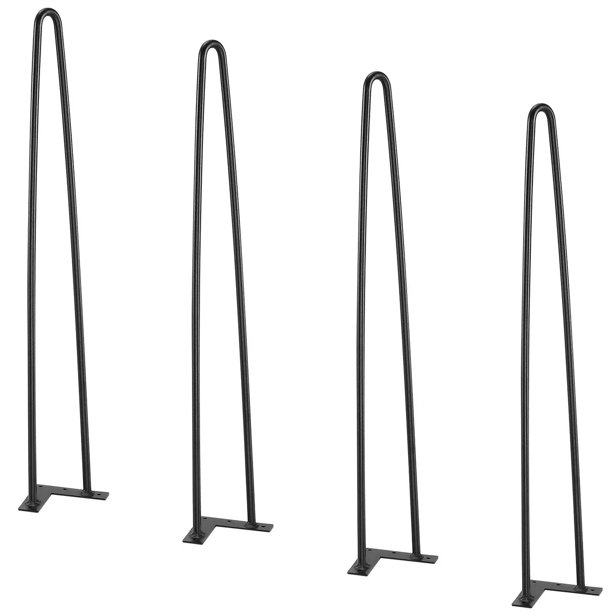 VEVOR VEVOR T10569-28 28" Hairpin Table Legs 4PCS Black — product photo