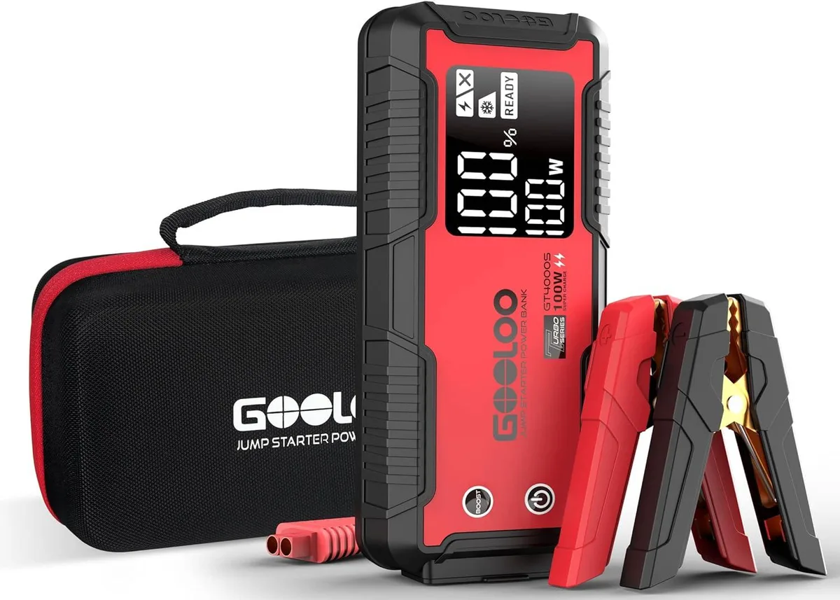 GOOLOO GOOLOO GT4000S-RED 4000A 26800mAh jump starter — product photo
