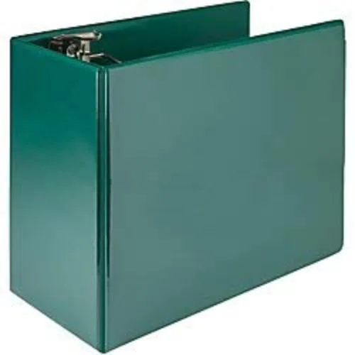Samsill Samsill 16424 6" Locking D-Ring View Binder Green office equipment — product photo