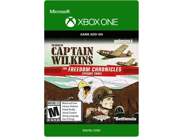 Bethesda Softworks Bethesda Softworks 7D4-00270 Wolfenstein II: The New Colossus The Deeds of Captain Wilkins downloadable game — product photo