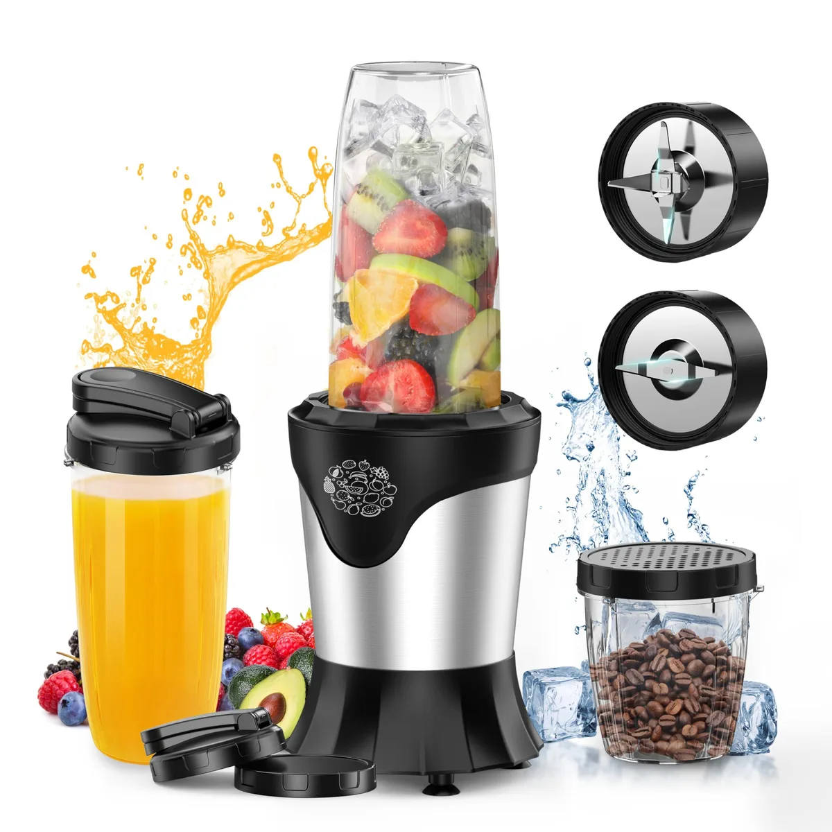  Brentwood SUCB2119 food mixer 600 W 7 qt stainless steel 3 speeds white — product photo