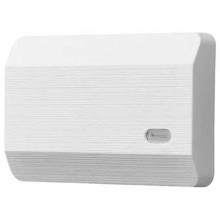 White textured door chime cover, snap-on design