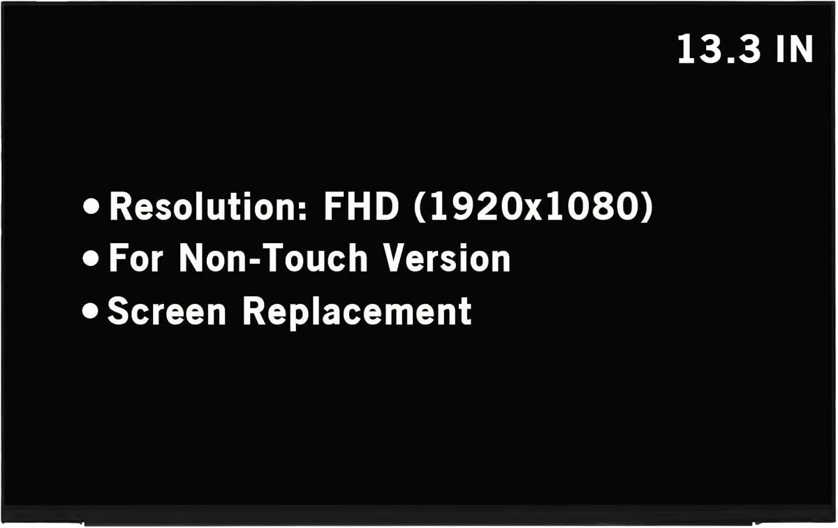 NUOLAISUN NUOLAISUN 13.3" Laptop Screen FHD 1920x1080 30Pin for HP EliteBook 830 835 G7 M08536-001 M08540-001 — product photo