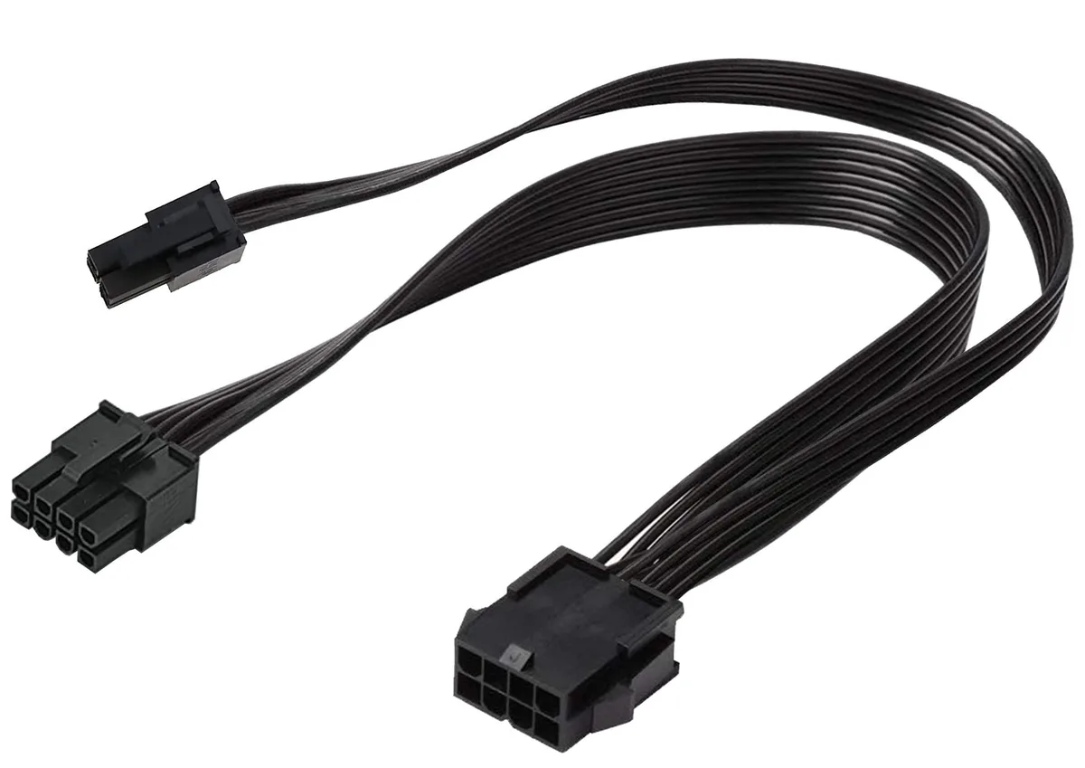  TeamProfitcom TP-0001616 ATX CPU 8-pin female to 8-pin + 4-pin male EPS 12V splitter 16-inch — product photo