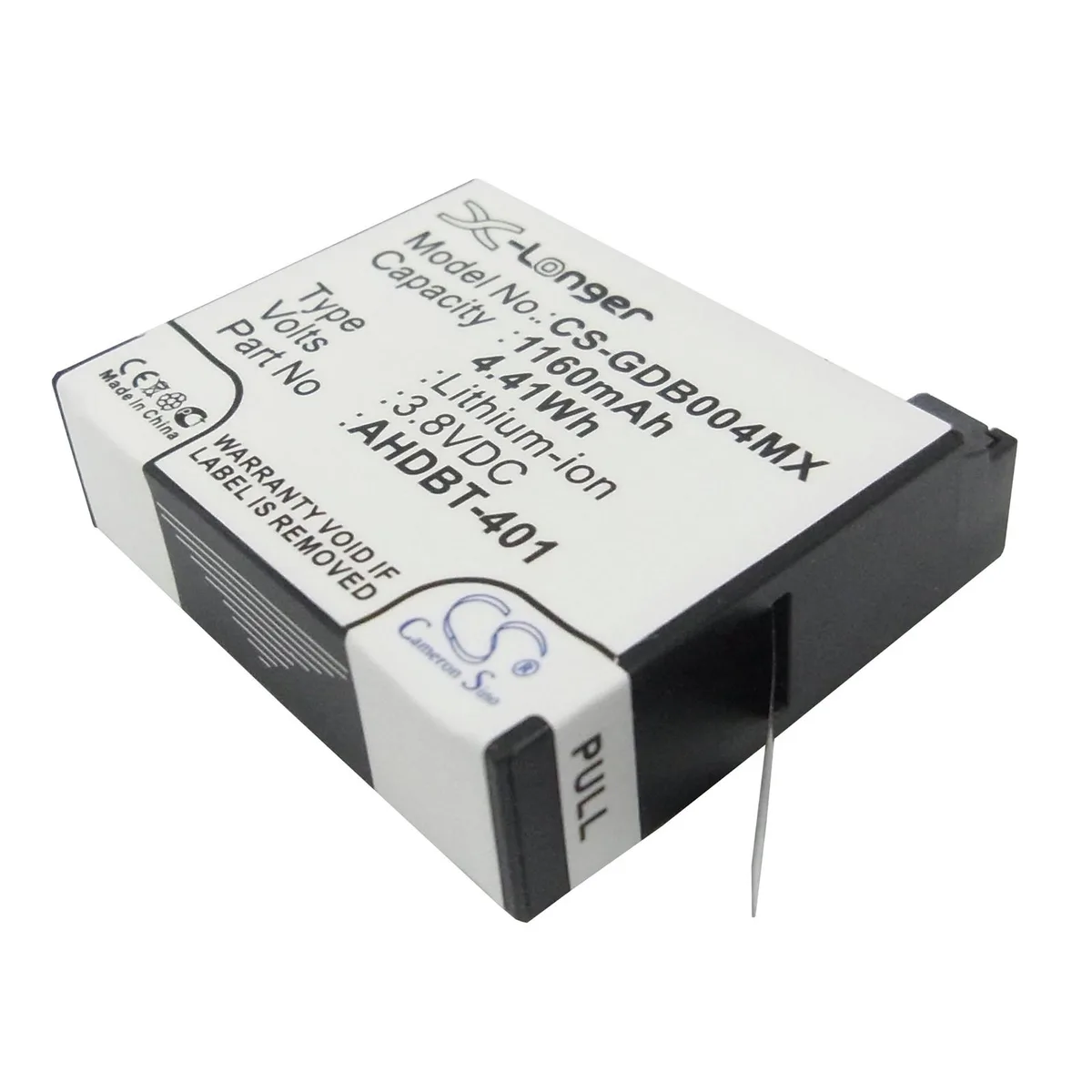 Cameron &amp; Co Cameron &amp; Co DS-CS-GDB004MX camera battery 1160mAh 3.8V — product photo