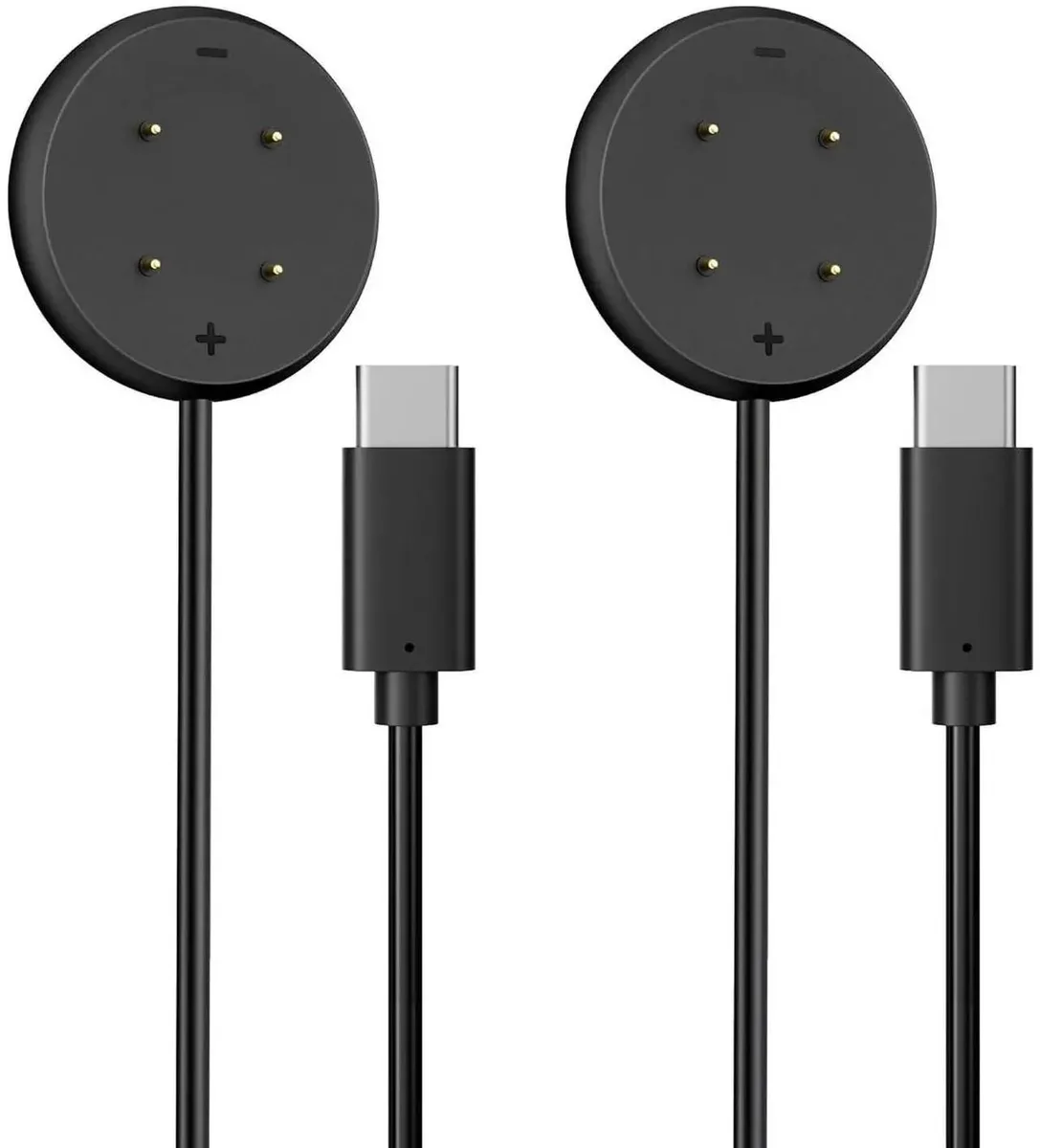 SMUGDESK SMUGDESK 2 Pack Charger for Pixel Watch 3, 2 &amp; Fitbit Ace LTE 3.3ft Black — product photo