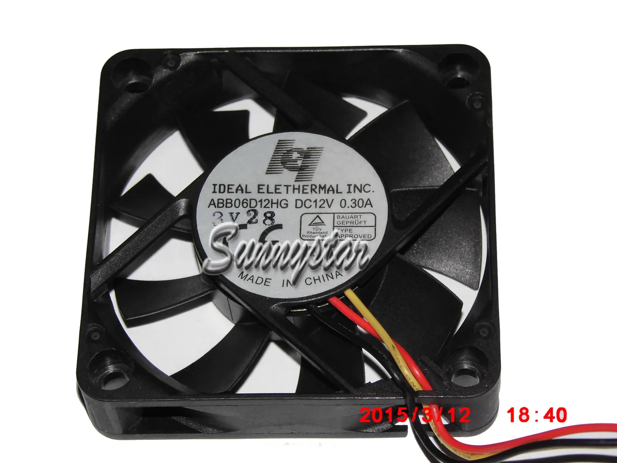 OEM Industries OEM Industries ABB06D12HG 60mm 13mm 12V 0.3A CPU Cooler Fan — product photo